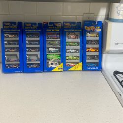 1990s Hot wheels 5packs