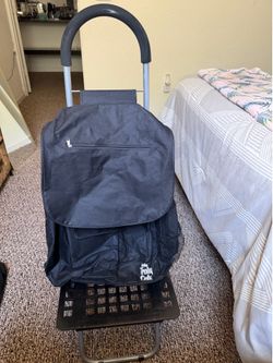 Trolley Dolly Grocery Shopping Foldable cart bag stair climber.