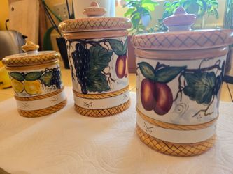 Ceramic Canister set