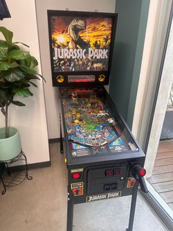 Collectible Jurassic Park Pinball Machine