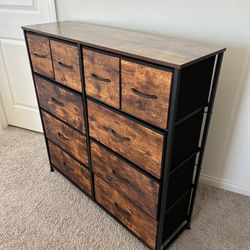 Dresser With 10 Fabric Drawers