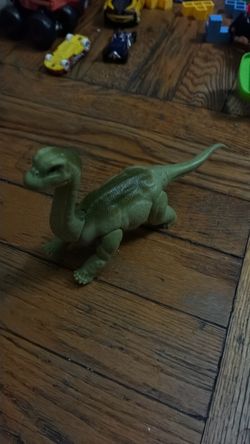 Green dinosaur toys