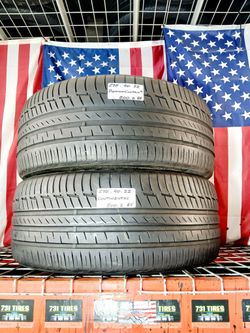 2 Used Tires 275/40R22 CONTINENTAL PREMIUMCONTACT 6 SSR RUN FLAT RSC 275 40 22