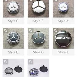 4 New 75mm Mercedes AMG Affalterbach Rim Center Caps See All Pix Sold Separate Shipping Is Available 