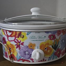 Flower Crock Pot