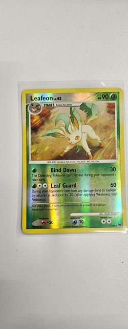 Leafeon Lvl Reverse Holo