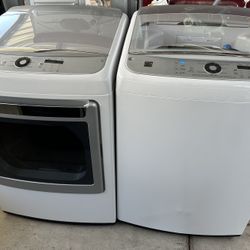 KENMOR ELITE- BEAUTIFUL SET WASHER AND DRYER GAS IN EXCELLENT CONDITION 