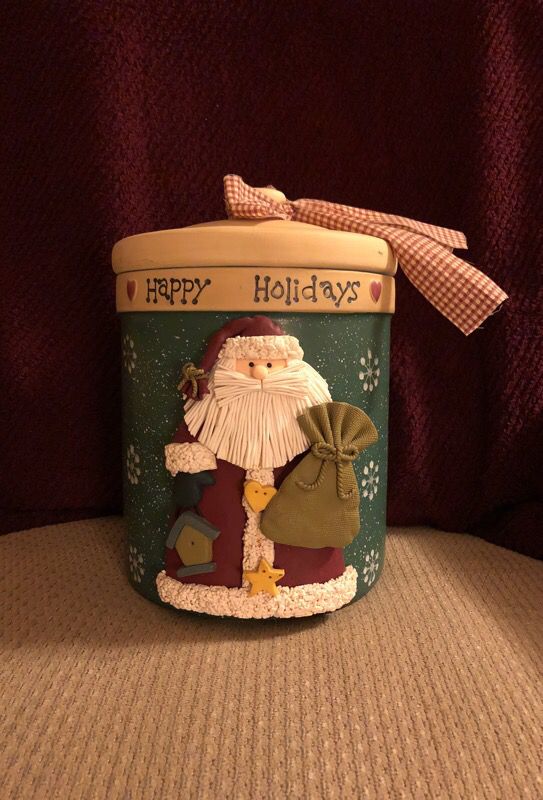 Christmas Cookie Jar , new never used