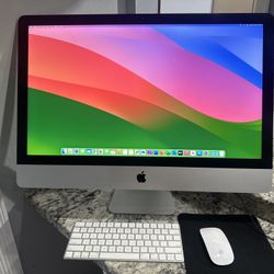 APPLE IMAC RETINA 5K 27” INTEL 6 CORE i5 @ 3.7GHZ 16GB 500GB SSD! WORD, POWERPOINTE, EXCEL, OUTLOOK 