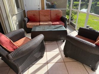 Four piece patio set/moving soon