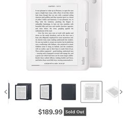 Kobo Libra 2 With Charger (barely Used) 