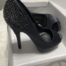 Black Aldo Heels 