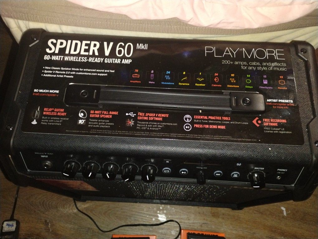Spider V 60-watt Wireless Ready Guitar Amp
