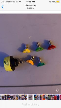 Pressure washer tips