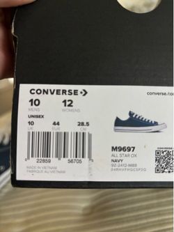 Navy Blue Converse