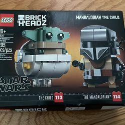 Lego Star Wars Mandalorian Grogu BrickHeadz