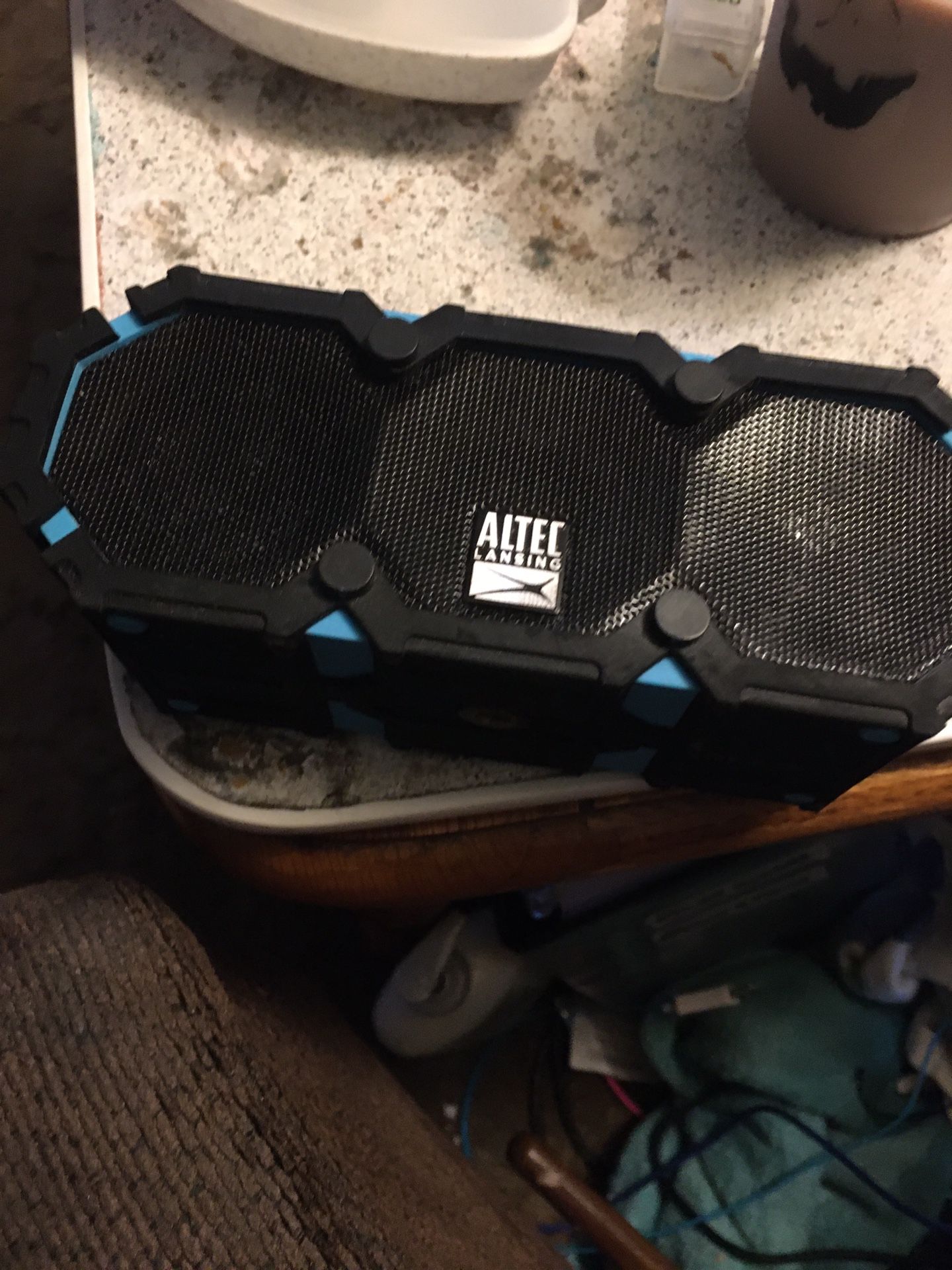 Black And Blue  Bluetooth Speaker