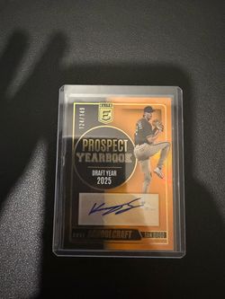 Schoolcraft Donruss Elite Prospect Yearbook Auto 124/149