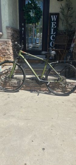 Trek Hybrid Bike Olive Green