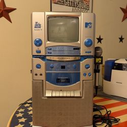 Vintage And Pristine! The MTV Karaoke The Singing Machine Model STVG-700  karaoke machine