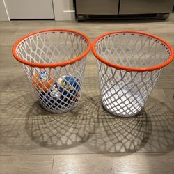 Basketball Hoop Wastebasket 