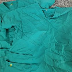 Green Scrubs Wink, FIGS, Purple Label