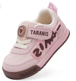 Taranis Kids Pink & Yellow colored Sneakers