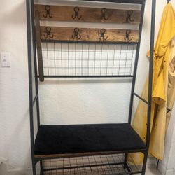 Shoe And Jacket Rack 