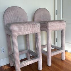 Pink Vintage Bar Stools