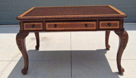 Pick Up Only! Havertys Cognac Secretary Desk