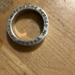 Authentic Chrome Hearts 2003 Goth 925 Ring
