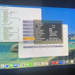 Epson PowerLite 1761W WXGA 3LCD Projector Wi-Fi HD HDMI 