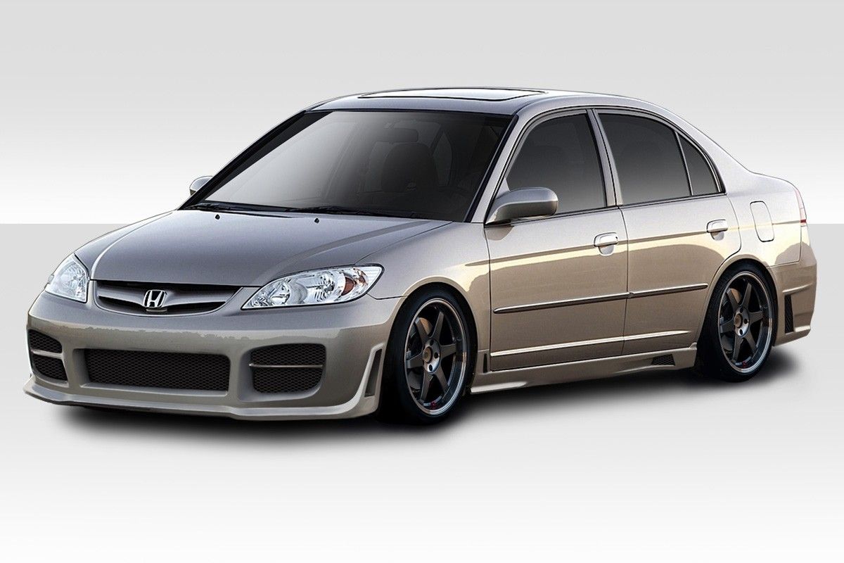 Rocker Panels HONDA CIVIC R34 SIDE SKIRTS 2001 2002 2003 2004 2005 01 02 03 04 05 Bodykit Body Kit Bodykits Body Kits Liquidation Sale