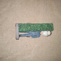 Halloween Michael Myers Behind Hedge Bobble Head  OBO