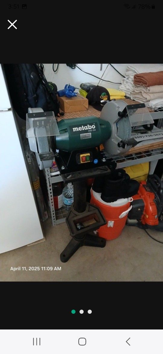 Metabo DSD250 Bench Grinder