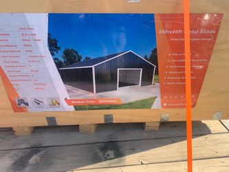 40’x25’ metal warehouse building new