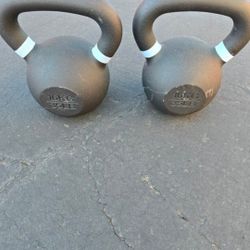 Yes4All 2x35 Lbs Powder Coated Cast Iron Kettlebell $48 Each Or 2 X$90