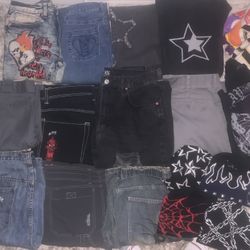 shop w zay Y2K,denim,cargo Pants,baggy Fit,longsleeve Shirts And More!