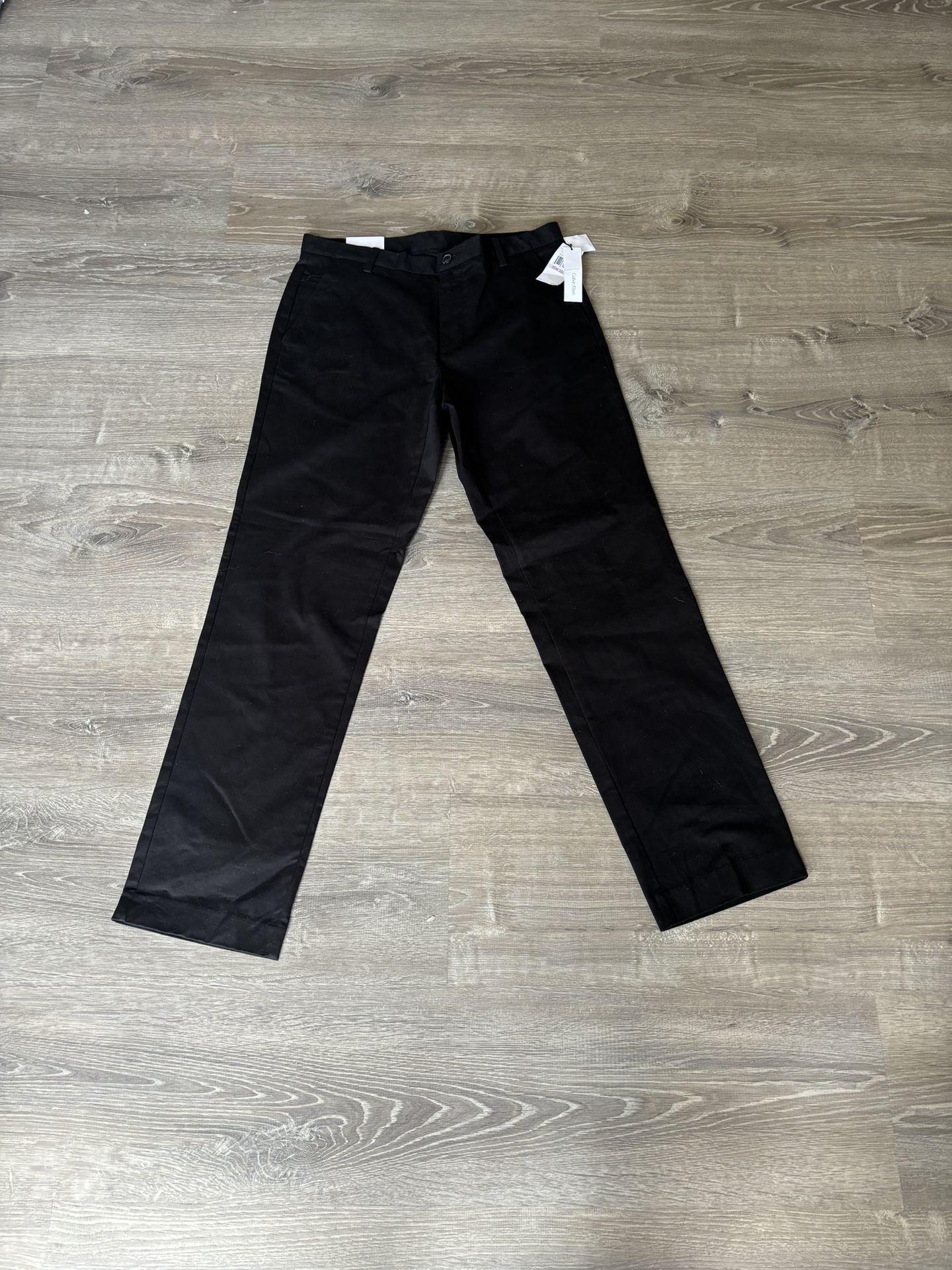 Calvin Klein Straight Fit Black Pants
