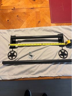 Texas brass towel rack