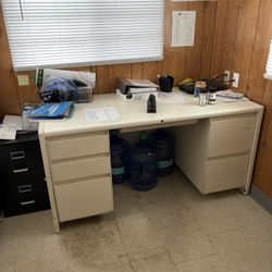 Metal Desk 60” X 30”