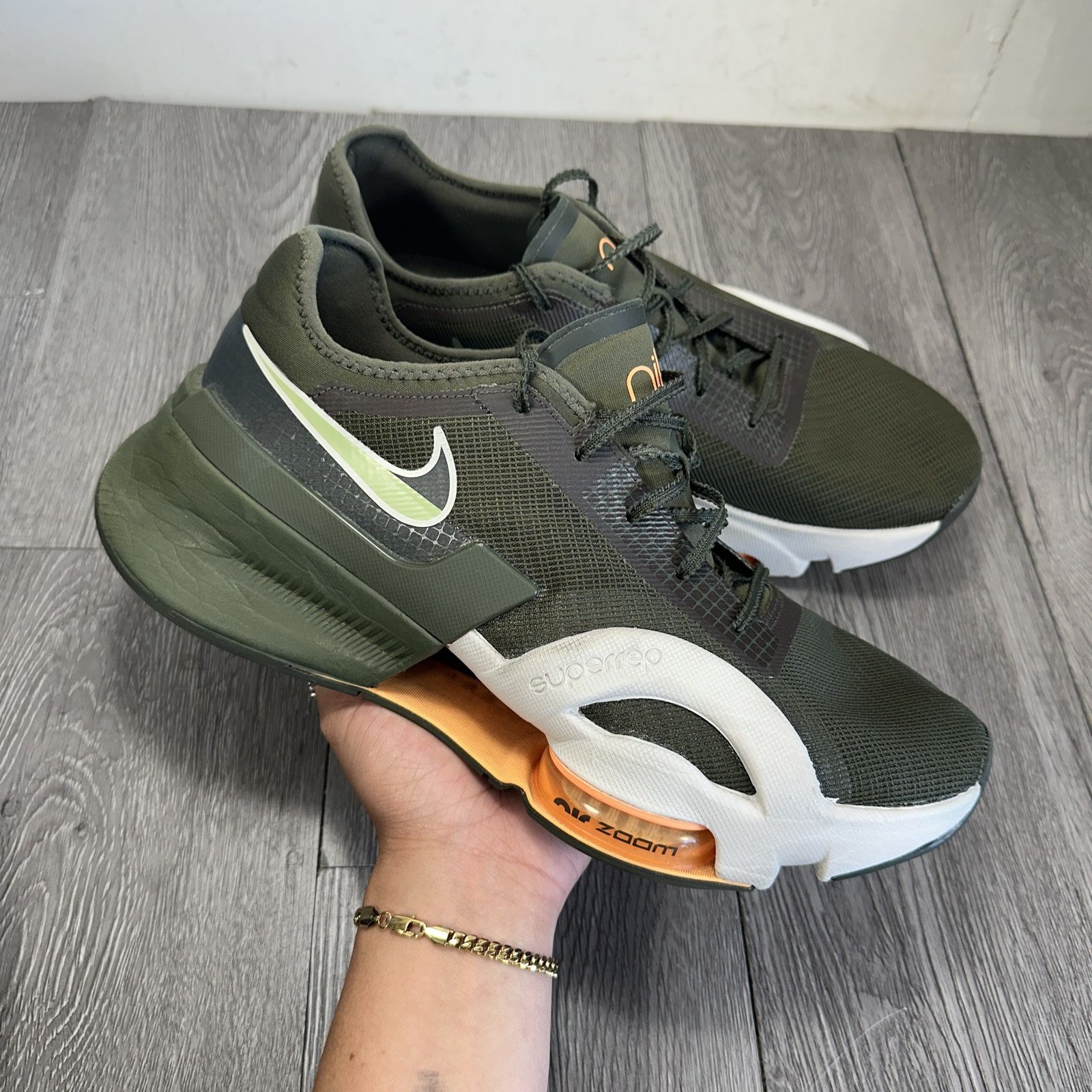 Brand New Mens Nike Air Zoom Superrep 3 Cargo Khaki Size 10.5