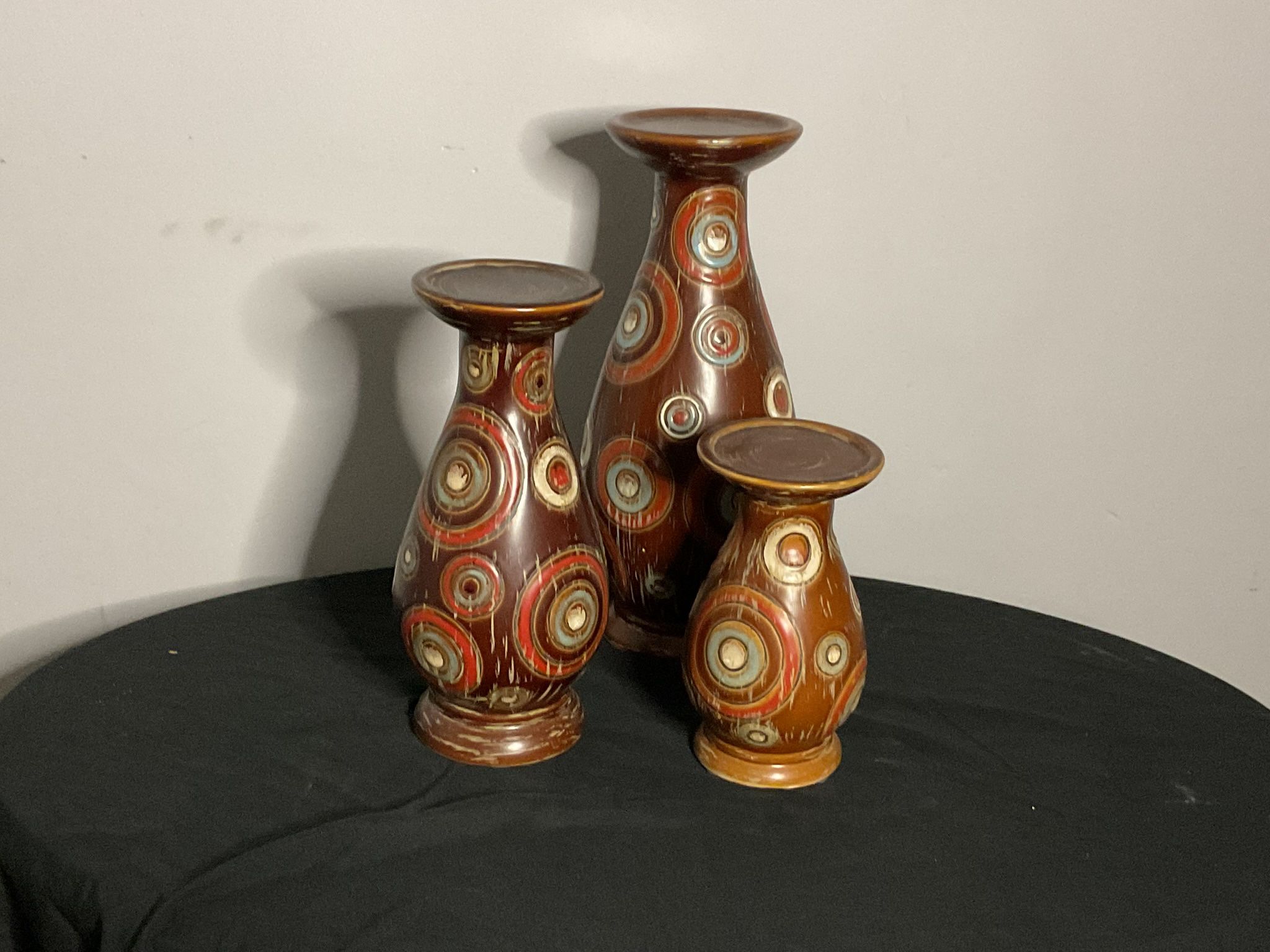 Elegant 3-Piece Candle Holder Set