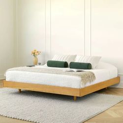 Article Basi Oak Bed Frame (King)