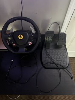 t80 ferrari 488 GTB ps4 racing wheel and pedals