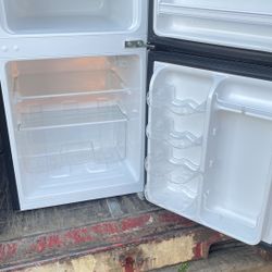 Emerson Mini Fridge With Freezer, Double Door 