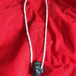 Turquoise Nugget Necklace 