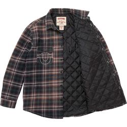 Supreme True Religion Quilted Lined Plaid Flannel Shirt 