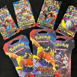 Pokémon Booster Pack Lot – Mega Evolution & Destined Rivals 