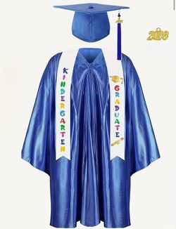 Kindergarten Graduation Toga And Cap Set